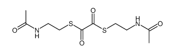 N-[2-(2-acetamidoethylsulfanylcarbonylformyl)sulfanylethyl]acetamide结构式