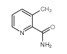 3-甲基吡啶-2-甲酰胺结构式