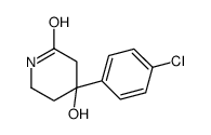 4-(4-chlorophenyl)-4-hydroxypiperidin-2-one结构式