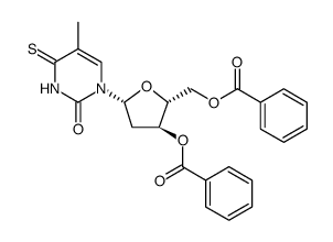 4-thiothymidine 3',5'-dibenzoate结构式