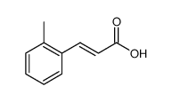(E)-3-(2-methylphenyl)prop-2-enoic acid结构式