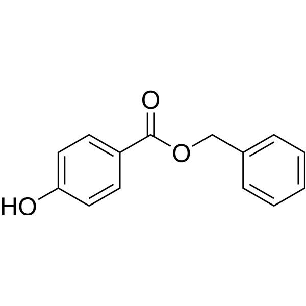4-羟基苯甲酸苄酯结构式