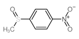 1-methylsulfinyl-4-nitro-benzene结构式