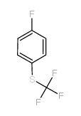 1-氟-4-(三氟甲基硫代)苯结构式