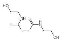 Disulfide, bis(2-hydroxyethylthiocarbamoyl)结构式