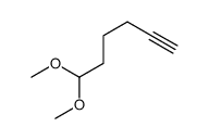 6,6-dimethoxyhex-1-yne结构式