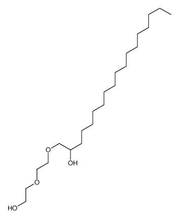 1-[2-(2-hydroxyethoxy)ethoxy]octadecan-2-ol结构式
