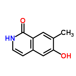 6-羟基-7-甲基异喹啉-1(2H)-酮结构式