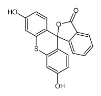 3',6'-dihydroxyspiro[isobenzofuran-1(3H),9'-[9H]thioxanthene]-3-one结构式