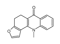 11-methyl-4,5-dihydrofuro[2,3-c]acridin-6-one结构式