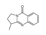 3-methyl-2,3-dihydro-1H-pyrrolo[2,1-b]quinazolin-9-one结构式