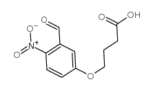 4-(3-甲酰基-4-硝基-苯氧基)-丁酸结构式