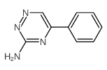 3-Amino-5-phenyl-as-triazine结构式