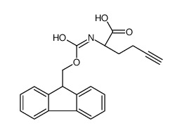 N-芴甲氧羰基-L-炔丙基丙氨酸结构式