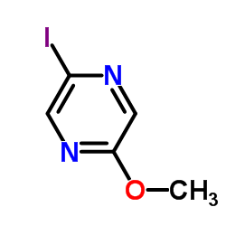 2-Iodo-5-methoxypyrazine结构式