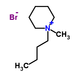 N-丁基-N-甲基哌啶溴盐结构式