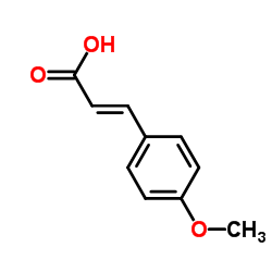 4-甲氧基肉桂酸结构式