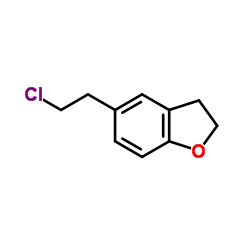5-(2-氯乙基)-2,3-二氢苯并呋喃结构式
