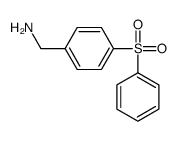 (4-(苯基磺酰基)苯基)甲胺结构式