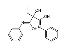 2-ethyl-2-hydroxy-N,N'-diphenylpropanediamide结构式