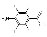 4-氨基-2,3,5,6-四氟苯甲酸结构式