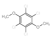 1,2,4,5-Tetrachloro-3,6-dimethoxybenzene结构式