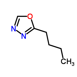 2-丁基-1,3,4-噁二唑结构式