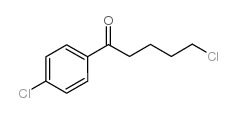 5-CHLORO-1-(4-CHLOROPHENYL)-1-OXOPENTANE结构式