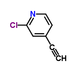 2-氯-4-乙炔基吡啶结构式