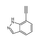7-Ethynyl-1H-indazole结构式
