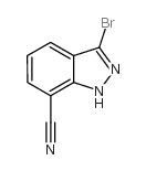 7-氰基-3-溴-1H-吲唑结构式