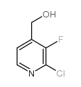 2-氯-3-氟-4-吡啶甲醇结构式