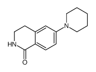 6-(哌啶-1-基)-3,4-二氢异喹啉-1(2H)-酮结构式