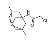 2-chloro-N-(3,5-dimethyl-adamantan-1-yl)-acetamide结构式