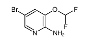 5-溴-3-(二氟甲氧基)吡啶-2-胺结构式