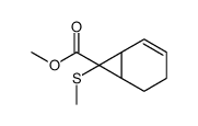 methyl 7-methylsulfanylbicyclo[4.1.0]hept-4-ene-7-carboxylate结构式
