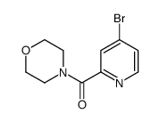 (4-bromopyridin-2-yl)-morpholin-4-ylmethanone结构式