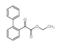 ethyl 2-oxo-2-(2-phenylphenyl)acetate结构式