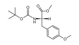 N-Boc-O-甲基-L-酪氨酸甲酯结构式