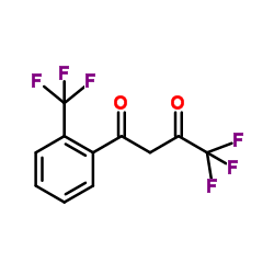 4,4,4-TRIFLUORO-1-(2-TRIFLUOROMETHYLPHENYL)-1,3-BUTANEDIONE结构式
