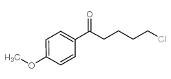 5-CHLORO-1-(4-METHOXYPHENYL)-1-OXOPENTANE结构式
