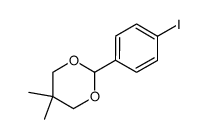 2-(4-iodophenyl)-5,5-dimethyl-[1,3]dioxane结构式