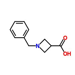 1-苄基氮杂环丁烷-3-甲酸结构式
