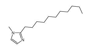 1-methyl-2-undecylimidazole结构式