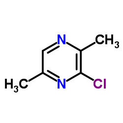 3-氯-2,5-二甲基吡嗪结构式