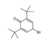 4-bromo-2,6-ditert-butylcyclohexa-2,5-dien-1-one结构式
