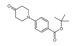 tert-butyl 4-(4-oxopiperidin-1-yl)benzoate结构式
