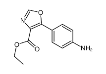 ETHYL 5-(4-AMINOPHENYL)OXAZOLE-4-CARBOXYLATE结构式