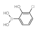 3-氯-2-羟基苯硼酸结构式