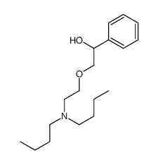 2-[2-(dibutylamino)ethoxy]-1-phenylethanol结构式